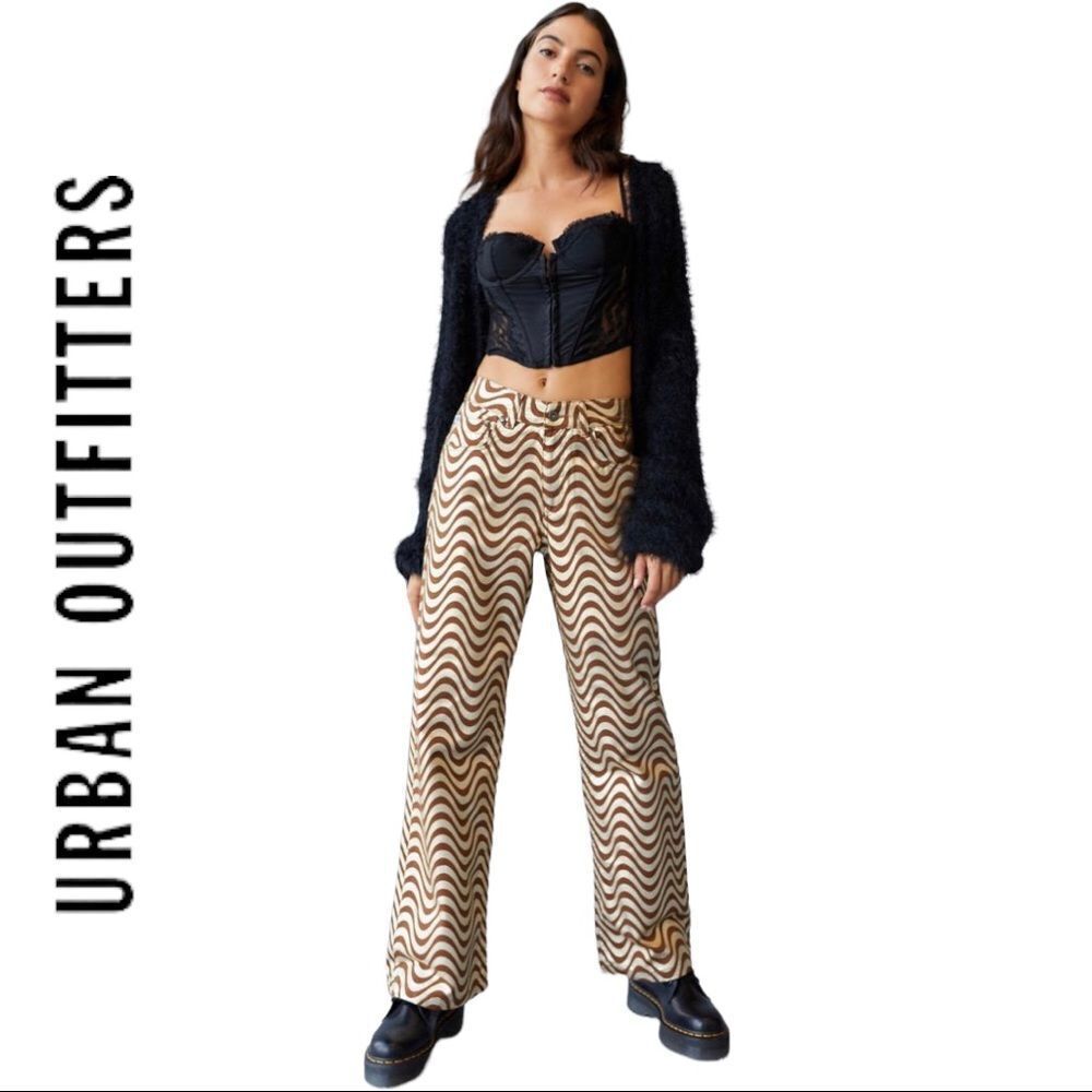 NEW The Ragged Priest Urban Outfitters UO Exclusive Glitter Pant Pants 26